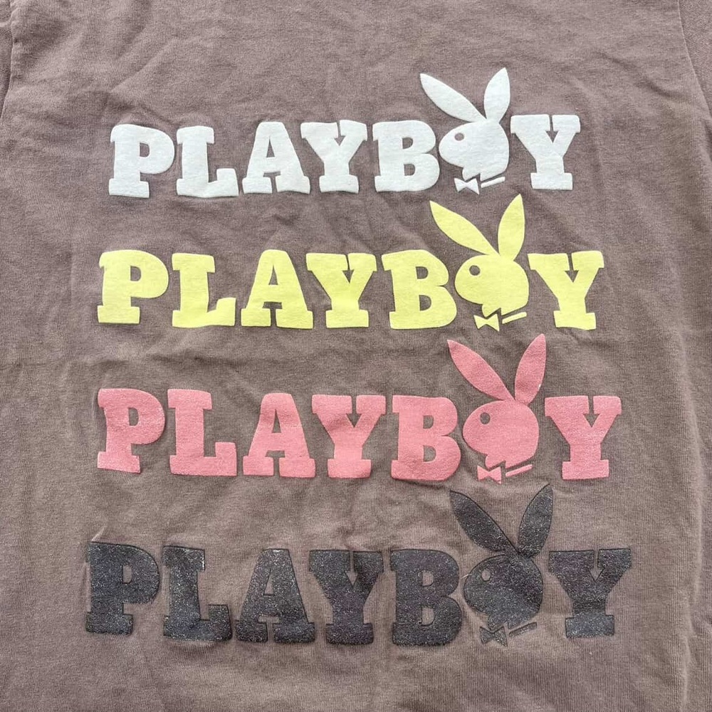Playboy shirt brown ￼ - Picture 4 of 5